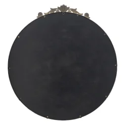 Kirkland's Home Round Antique Floral Scroll Mirror, 39 In.- Decorative Mirrors