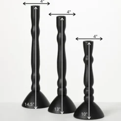 Kirkland's Home Round Base Taper Candle Holders, Set Of 3- Candle Holders