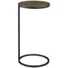 Kirkland's Home Round Black And Gold Metal C-Table- Accent & End Tables