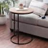Kirkland's Home Round C-Table With Beaded Base- Accent & End Tables