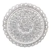 Kirkland's Home Round Distressed Wood Carved Wall Plaque- Wall Plaques
