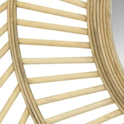 Kirkland's Home Round Double Frame Rattan Mirror- Decorative Mirrors