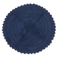 Kirkland's Home Round French Crochet Bath Mat, 28 In.- Bathroom Rugs
