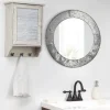 Kirkland's Home Round Galvanized Wall Mirror, 22 In.- Decorative Mirrors