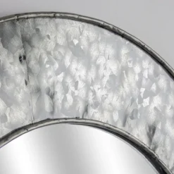 Kirkland's Home Round Galvanized Wall Mirror, 22 In.- Decorative Mirrors