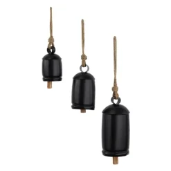 Kirkland's Home Round Iron Hanging Bells, Set Of 3- Decorative Accents