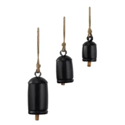 Kirkland's Home Round Iron Hanging Bells, Set Of 3- Decorative Accents