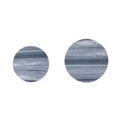 Kirkland's Home Round Marble Nesting 2-Pc. Accent Table Set- Accent & End Tables