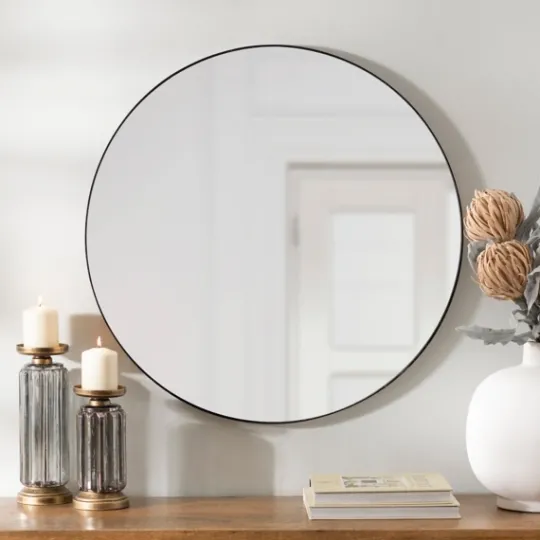 Kirkland's Home Round Metal Mirror, 30 In.- Decorative Mirrors