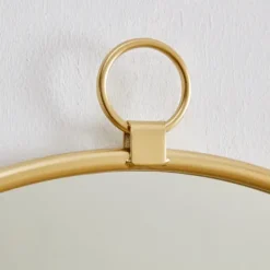 Kirkland's Home Round Metal Mirror With Ring- Decorative Mirrors