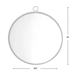 Kirkland's Home Round Metal Mirror With Ring- Decorative Mirrors