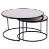 Kirkland's Home Round Mirrored Nesting Tables, Set Of 2- Coffee Tables