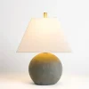 Kirkland's Home Round Olive Table Lamp- Table Lamps