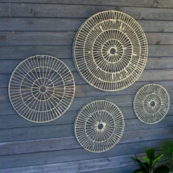 Kirkland's Home Round Paper Discs 4-Pc. Wall Plaque Set- Wall Plaques