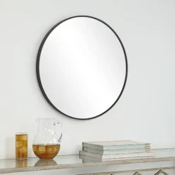 Kirkland's Home Round Simple Frame Medium Wall Mirror- Framed Mirrors