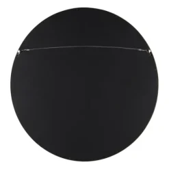 Kirkland's Home Round Walnut Wood Hutton Mirror- Decorative Mirrors