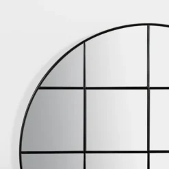 Kirkland's Home Round Windowpane Wall Mirror- Decorative Mirrors