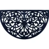 Kirkland's Home Rubber Halfmoon Flower Doormat- Doormats
