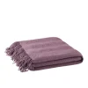 Kirkland's Home Ruched Throw Blanket With Fringe- Blankets & Throws