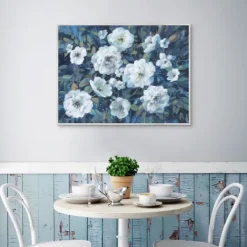 Kirkland's Home Rugosa Roses Floral Framed Wall Art- Framed Art
