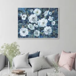 Kirkland's Home Rugosa Roses Floral Framed Wall Art- Framed Art