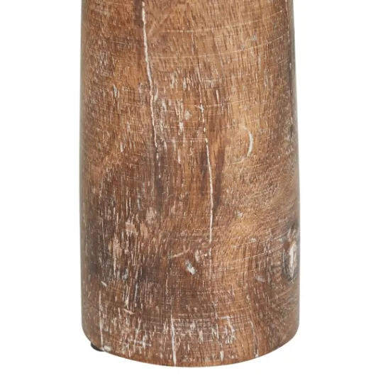 Kirkland's Home Rust Rustic Mango Wood 3-Pc. Candle Holder Set- Candle Holders