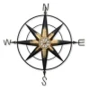 Kirkland's Home Rusted Metal Compass Wall Plaque- Wall Plaques