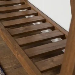 Kirkland's Home Rustic A-Frame Marble And Walnut Console Table- Console Tables