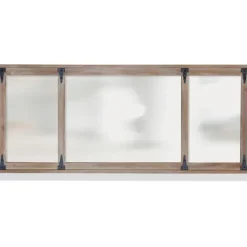 Kirkland's Home Rustic Barn Door Wall Mirror- Decorative Mirrors