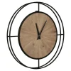 Kirkland's Home Rustic Brown And Black Newfield Clock- Clocks