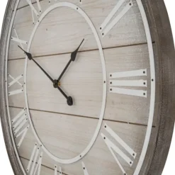 Kirkland's Home Rustic Charm Wood Wall Clock- Clocks