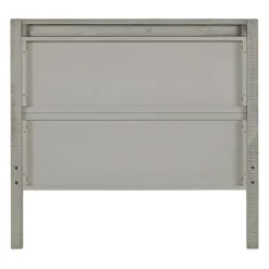 Kirkland's Home Rustic Gray Pine Panel Twin Bed Frame- Beds & Headboards