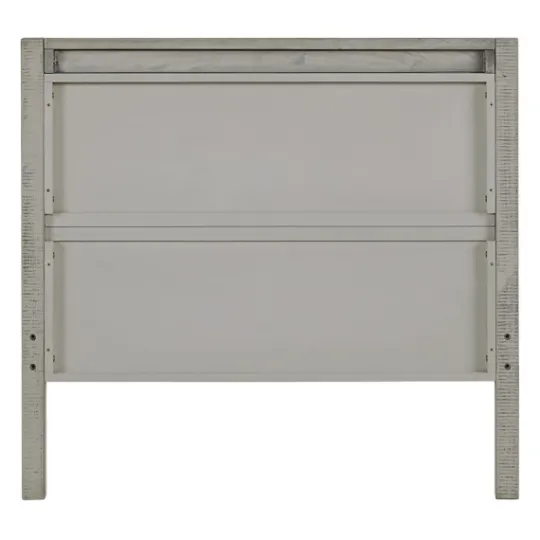 Kirkland's Home Rustic Gray Pine Panel Twin Bed Frame- Beds & Headboards