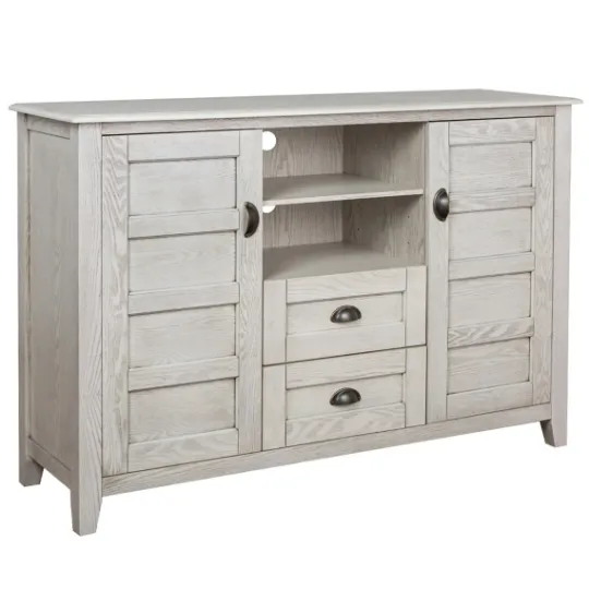 Kirkland's Home Rustic Gray Wood 2-Drawer Console Table- Tv Stands & Media Consoles