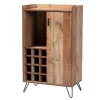Kirkland's Home Rustic Hairpin Wine Cabinet- Cabinets & Sideboards