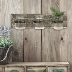 Kirkland's Home Rustic Jars Wall Organizer- Wall Storage