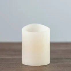 Kirkland's Home Rustic Led Pillar Candle, 3X4 In.- Flameless Candles