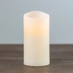 Kirkland's Home Rustic Led Pillar Candle, 3X6 In.- Flameless Candles