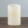 Kirkland's Home Rustic Led Pillar Candle, 4X6 In.- Flameless Candles