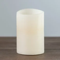 Kirkland's Home Rustic Led Pillar Candle, 4X6 In.- Flameless Candles