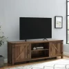 Kirkland's Home Rustic Oak Barn Door Tv Stand- Tv Stands & Media Consoles