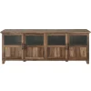 Kirkland's Home Rustic Oak Four Door Tv Stand- Tv Stands & Media Consoles