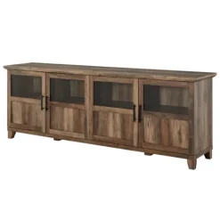 Kirkland's Home Rustic Oak Four Door Tv Stand- Tv Stands & Media Consoles