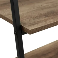 Kirkland's Home Rustic Oak Industrial Ladder Bookshelf- Bookshelves