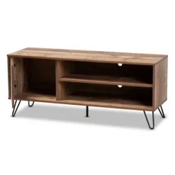 Kirkland's Home Rustic Oak Wood Tv Stand- Tv Stands & Media Consoles