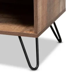 Kirkland's Home Rustic Oak Wood Tv Stand- Tv Stands & Media Consoles