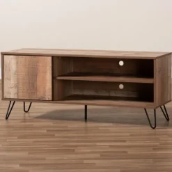 Kirkland's Home Rustic Oak Wood Tv Stand- Tv Stands & Media Consoles