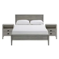 Kirkland's Home Rustic Pine Panel 3-Pc. Full Bedroom Set- Beds & Headboards
