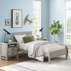 Kirkland's Home Rustic Pine Panel 3-Pc. Twin Bedroom Set- Beds & Headboards