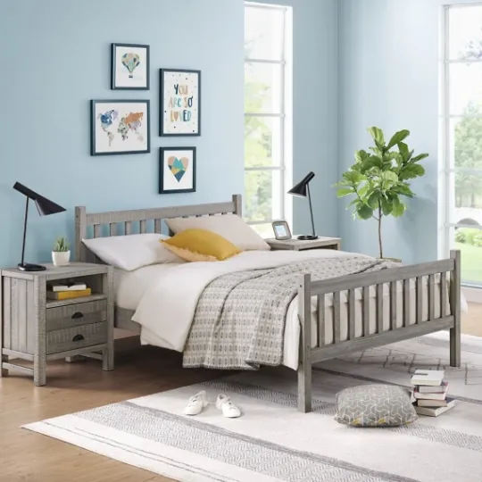 Kirkland's Home Rustic Pine Spindle 3-Pc. Full Bedroom Set- Beds & Headboards